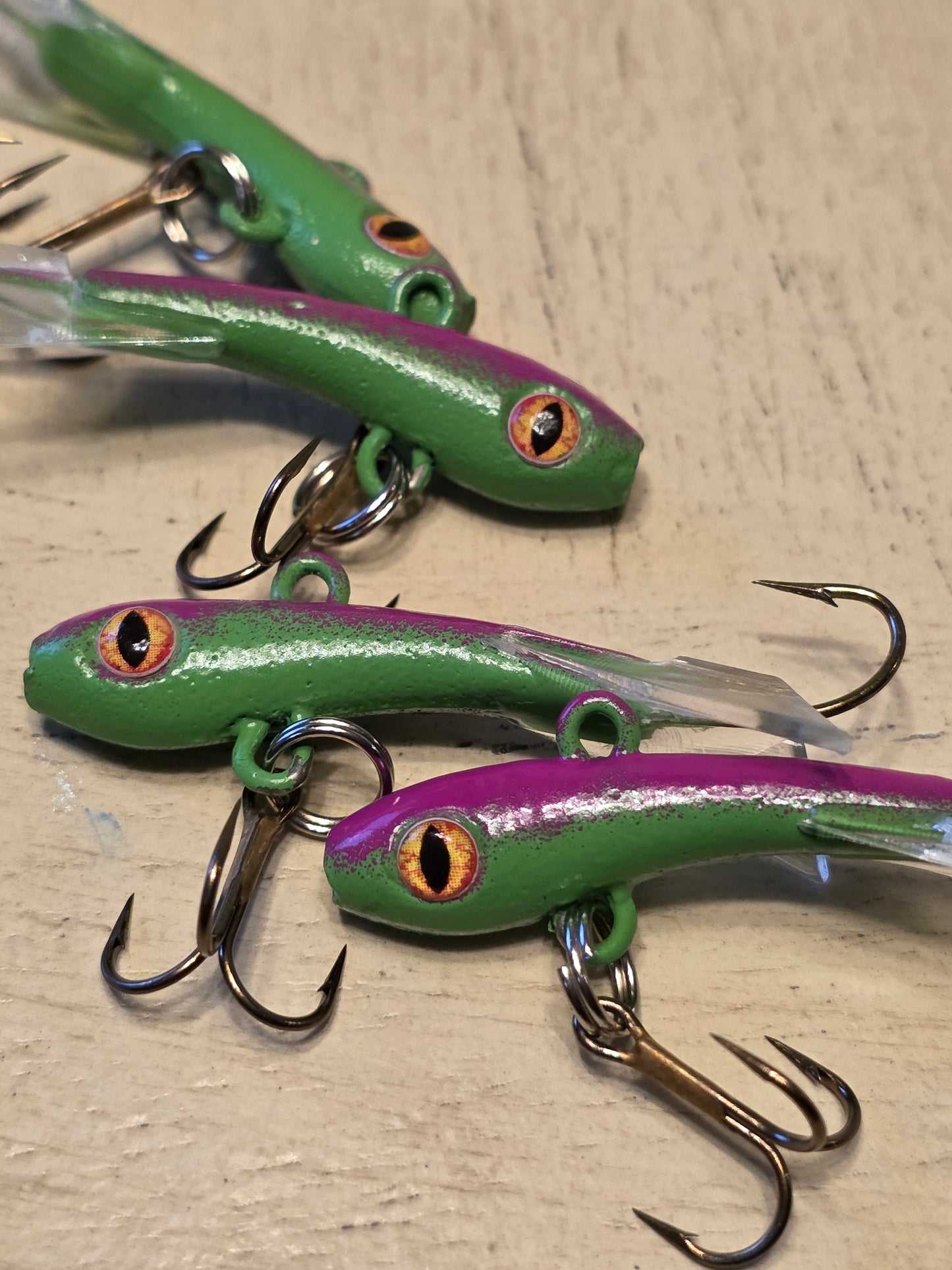 1/4 Ounce "Green Stoney Fish Whistler" Fishgasm Flyer