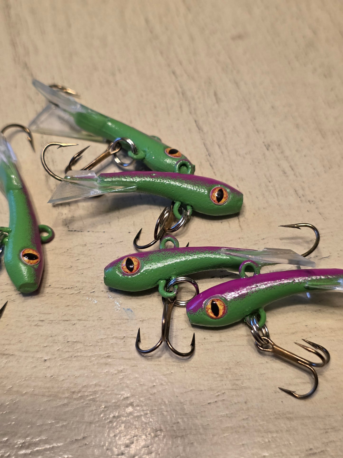 1/4 Ounce "Green Stoney Fish Whistler" Fishgasm Flyer