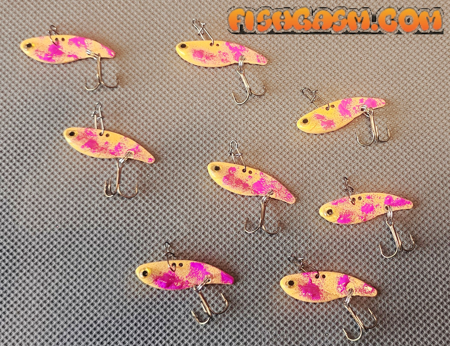 Lil Yurple Minnow Blade Bait! Walleye Colors!