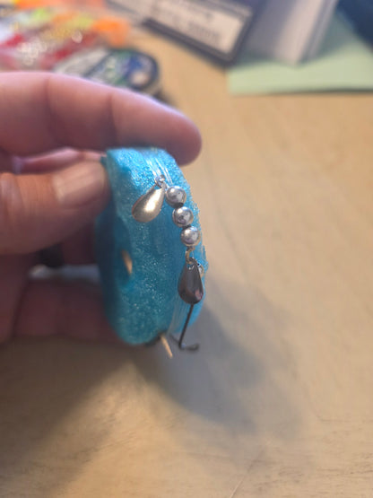 Silver Super Slow Death Crawler Trolling Rig