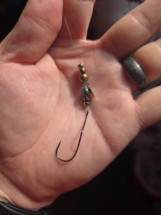 Iridecent Super Slow Death Crawler Trolling Rig
