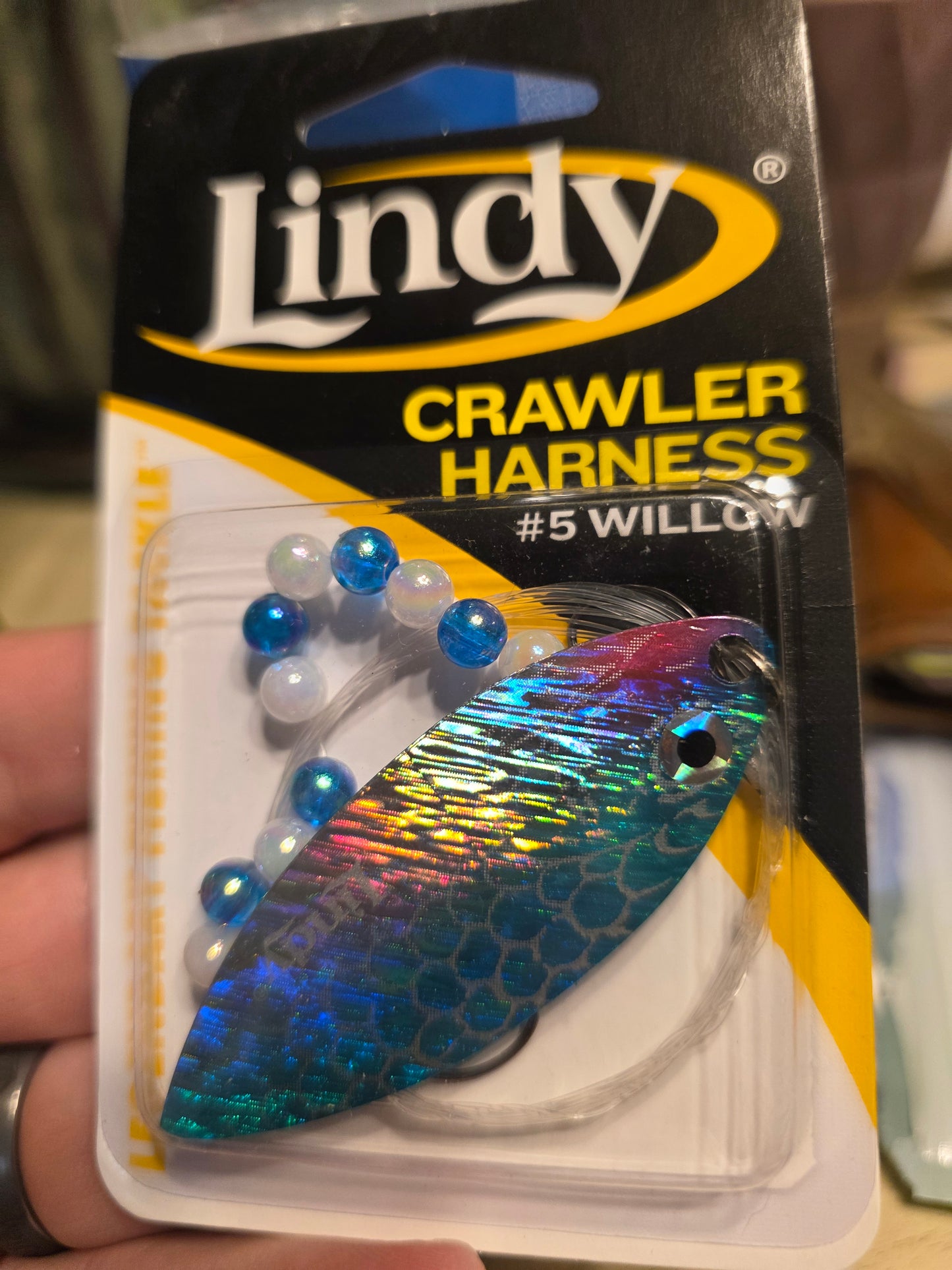 Lindy #5 Tullibee Willow Blade Walleye Crawler Harness