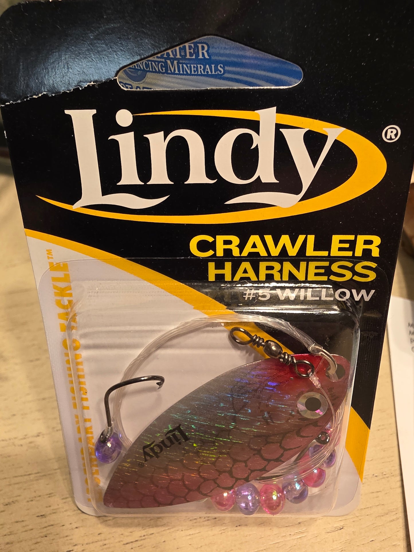 Lindy Willow #5 Purple Smelt Walleye Trolling Crawler Harness