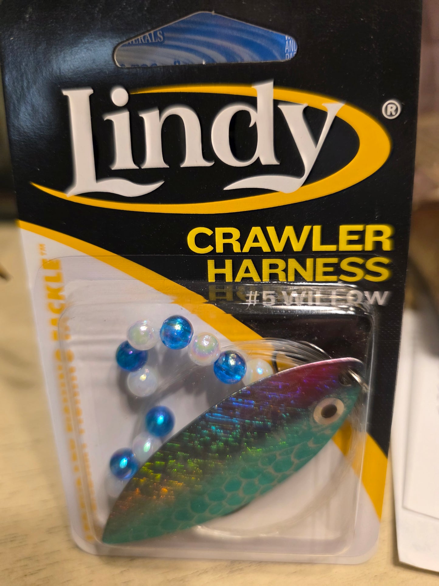 Lindy #5 Tullibee Willow Blade Walleye Crawler Harness