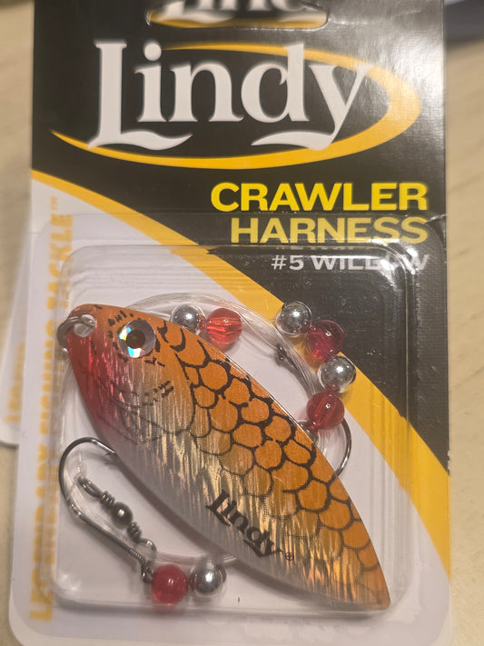 Lindy Walleye Crawler Harness Redtail #5 Willow